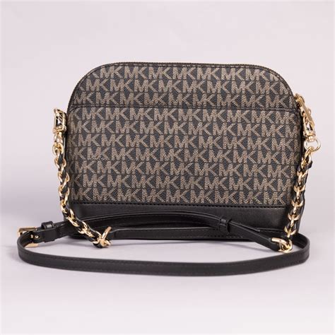 michael kors jet set charm black lg dome xbody|Amazon.com: Michael Kors Large Dome Crossbody.